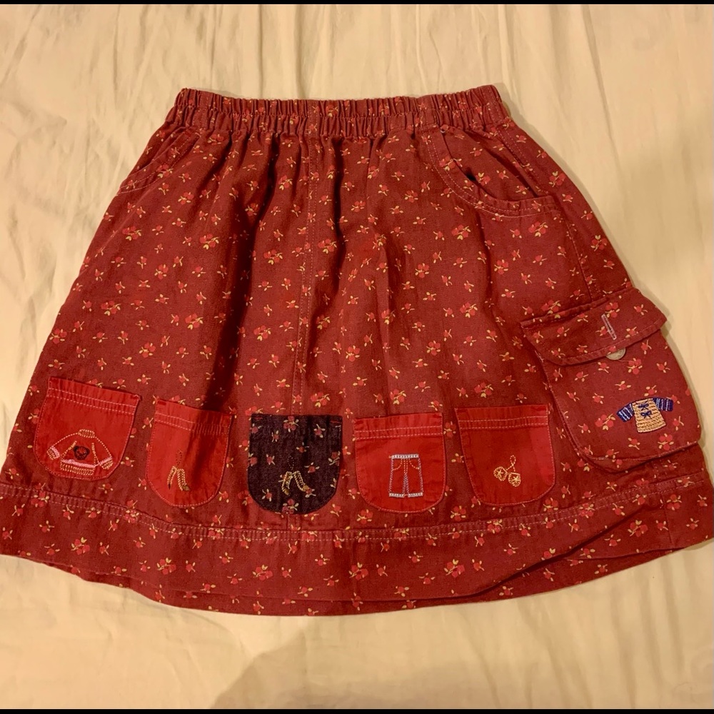 Korean Patched Skirt